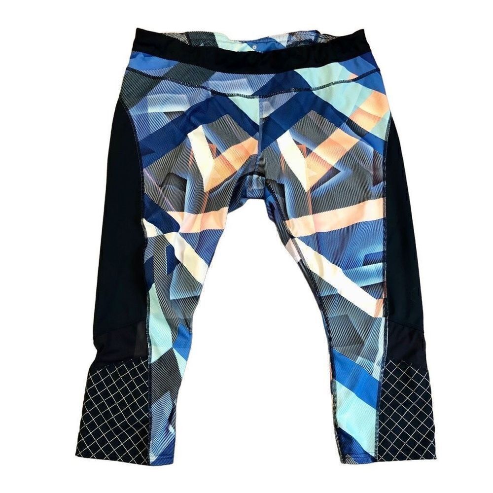 AthletaโGeometricโMulticolorโCapriโCroppedโLeggingsโSizeโXL